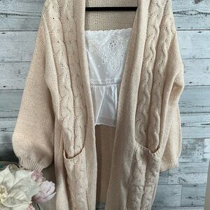 Cable knit Cardigan!